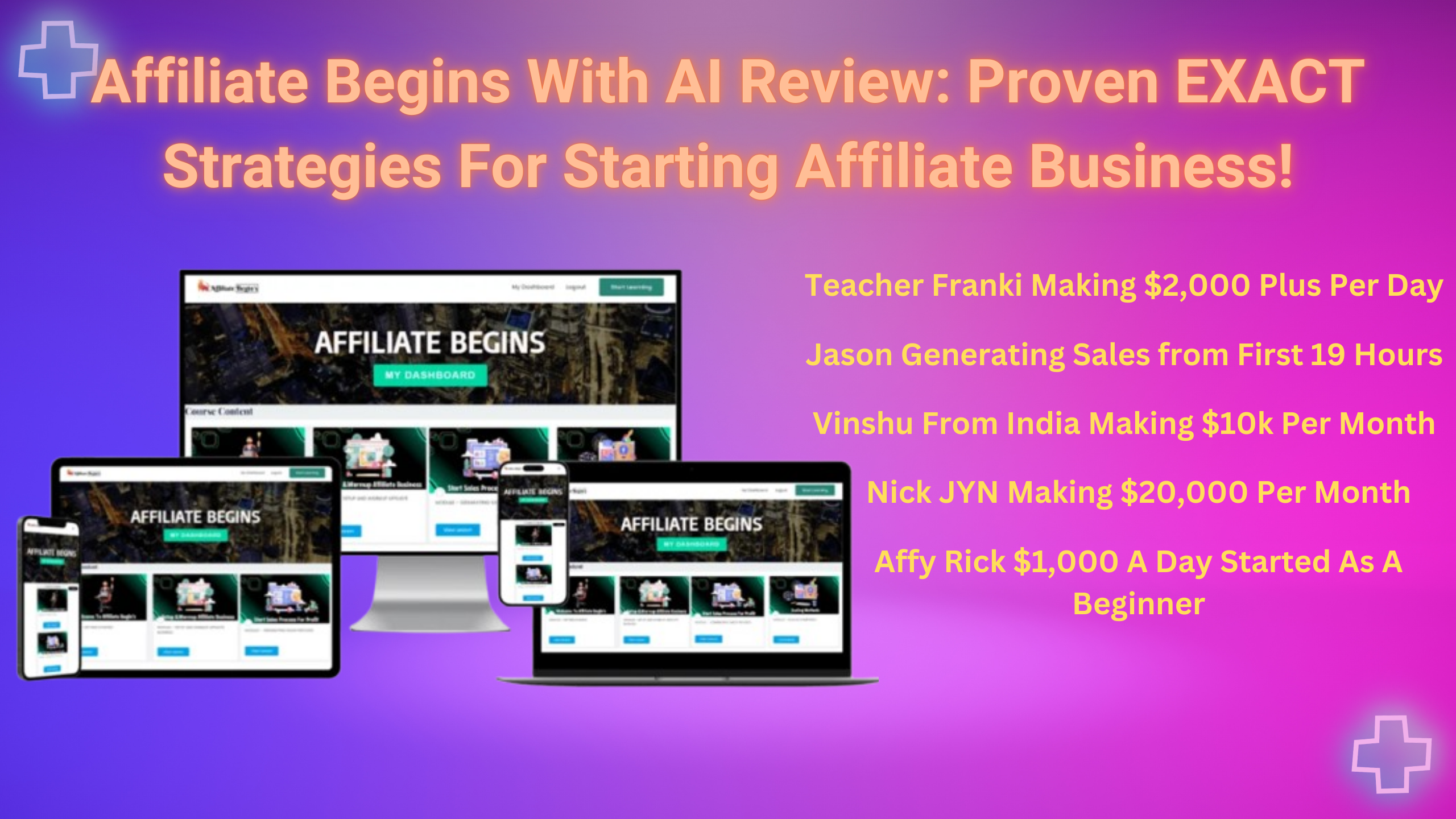 Affiliate Begins With AI Review: Proven EXACT Strategies For Starting Affiliate Business!